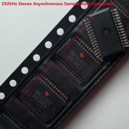 5 pcs/lot SRC4190IDBR SRC4190I SSOP-28 SRC4190IDB 192kHz Stereo Asynchronous Sample Rate Converters 100% new imported original