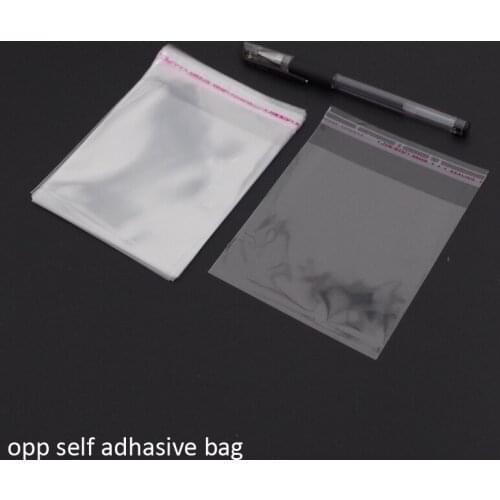 500pcs/lot 13x19+3cm Clear Opp Pvc Self Adhesive Packaging Bags For Magazines, Newspapers, Photos, Cds, Bread, Popcorn, Nuts