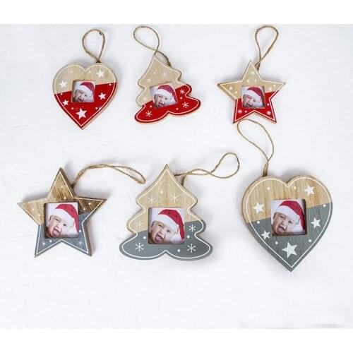 2020 New Year Christmas Photo Frame Pendant Christmas Tree Pendant Album Album Christmas Pendant