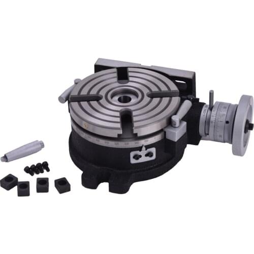 HV-6 Vertical and Horizontal Rotary Working Table/150mm Dia Mill&Drill Machine Working Table