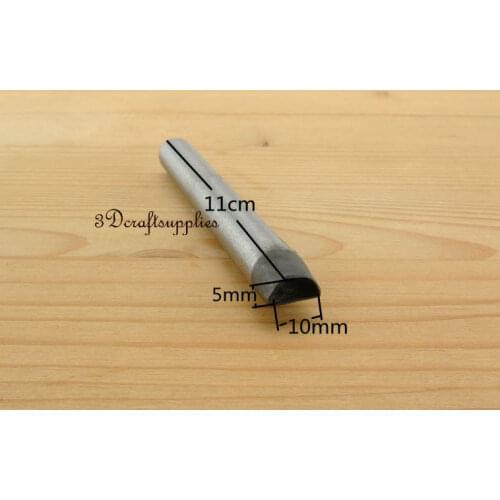 Leather puncher Hole Gasket Cutter Punch Set tool half round 10 mm x 5 mm S169