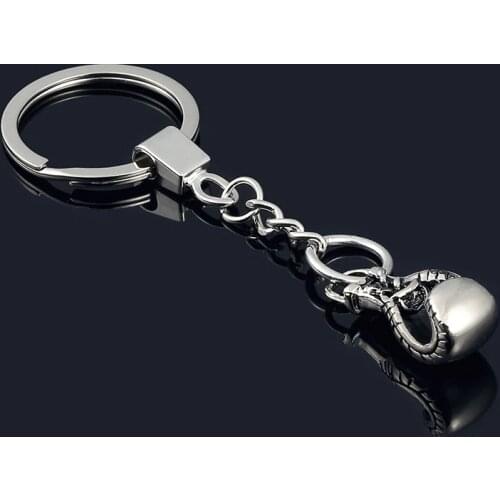 Metal Boxing Glove Keyring Gift Car Key Chain Key Ring Pendant Keyfob Optimal