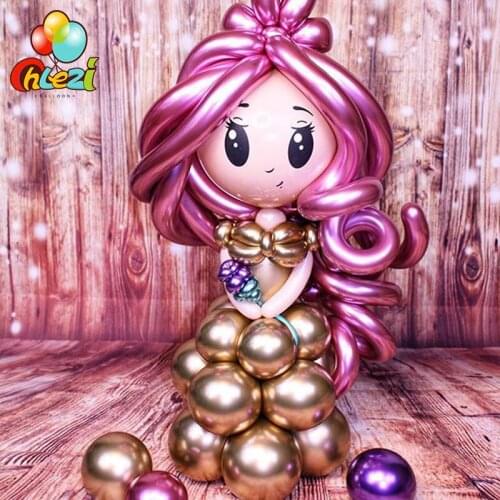 Metallic Magic Balloon Animal Modeling Balloons Helium Latex Ballons Creative Flower Wedding Birthday Party Decor Baby Shower