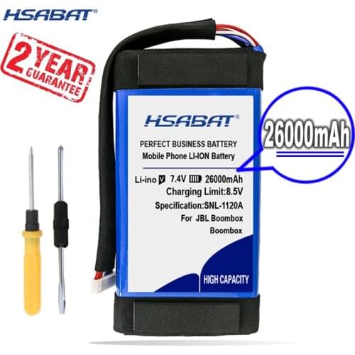 New Arrival [ HSABAT ] 26000mAh GSP0931134 01 Replacement Battery for JBL Boombox Player Speaker