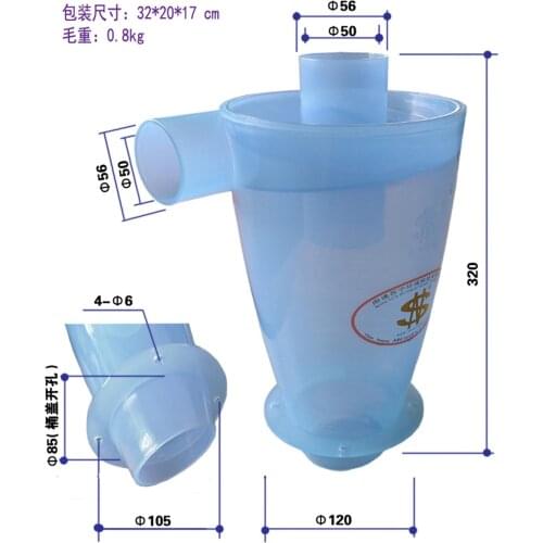 New Cyclone SN50ST (Sixth generation turbocharged Cyclone) 1 piece Dust Collector Filter Turbocharged Cyclone Car Vacuum Cleaner
