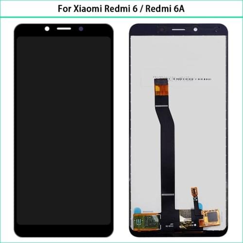 Original New 5.45 inch For Xiaomi Redmi 6A LCD Display Touch Screen Panel Digitizer Assembly For Xiaomi 6 LCD Screen Replacement
