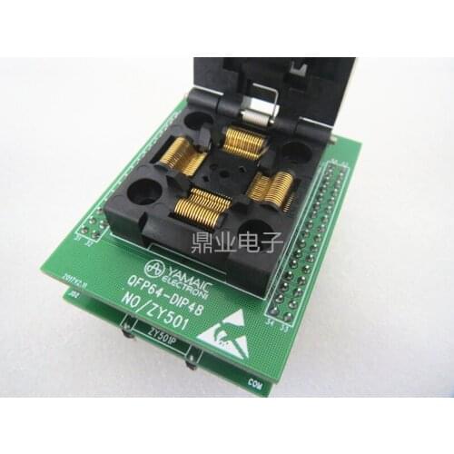 Original YAMAICHI IC Test Seat ZY501 ZY501P Burning Programmer X8-PLUS/5000U-PLUS Socket Adapter