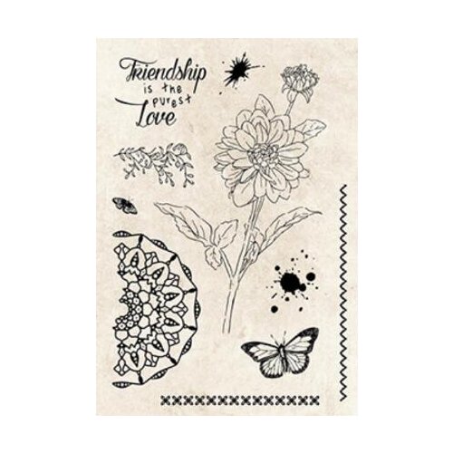 Flowers Transparent Clear Silicone Stamp/Seal for DIY scrapbooking/photo album Decorative clear stamp A1506