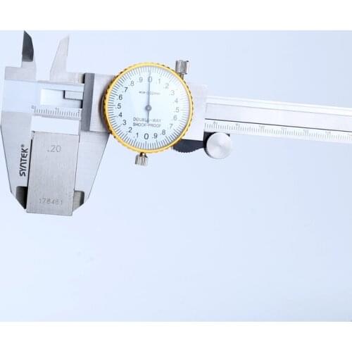 Dial Calipers 0-150 mm Metric Gauge Measuring Tool Dial vernier caliper Shock-proof Stainless Steel Vernier Caliper 0.01 mm