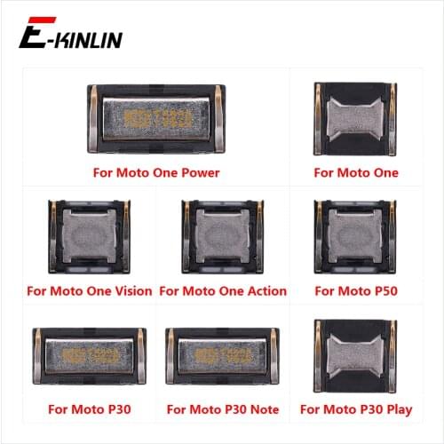 Built-in Earphone Earpiece Top Ear Speaker For Motorola Moto One Power Vision Action P50 P30 Note Play