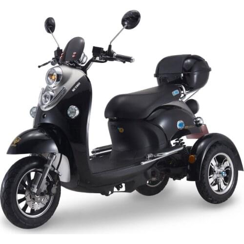 Adult Vespa Tricycle Fat Tire Electric citycoco Scooter With Seat Kcq Electric Scooter Electric 3 Wheels Motorcycle Road 2021