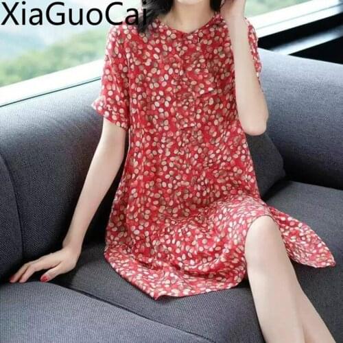 Цветочные летние платья XiaGuoCai China At AliExpress