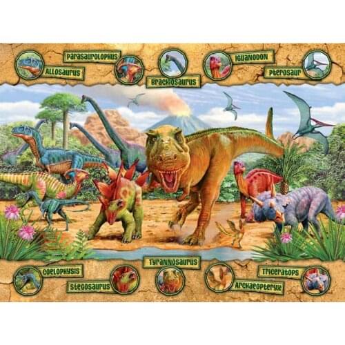 YIKEE diamond painting Dinosaur,diamond painting full square new arrival,embroidery diamond diamond mosaic K595
