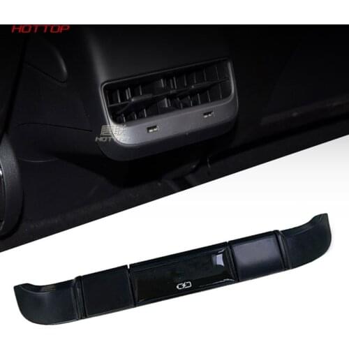 ABS Black Rear USB protection cover for Tesla MODEL 3 2018 2019