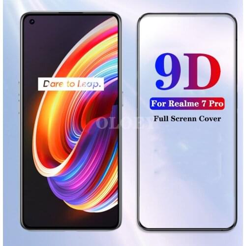 9D Full Cover Tempered Film For Realme 5 6 Pro 7Pro ScreenProtector Protective Film on realme 5pro 6s 6 7 i Toughened Armor Glas
