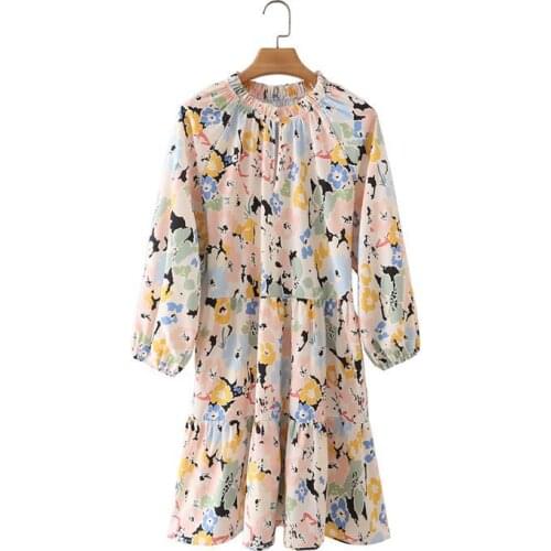 2021 New Spring Summer Women Female Sexy Polyester dress Brand Blouse Outwear casual
