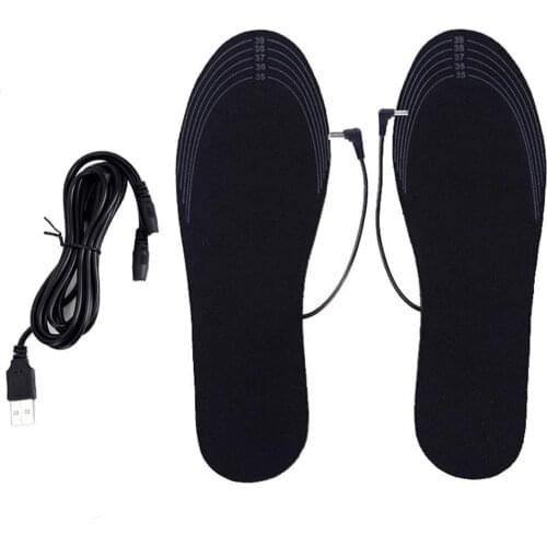 Unisex Winter Warmer Foot USB Charging Electric Heated Insoles For Shoes Heating Insole Boots Cuttable Rechargeable Heater Pads
