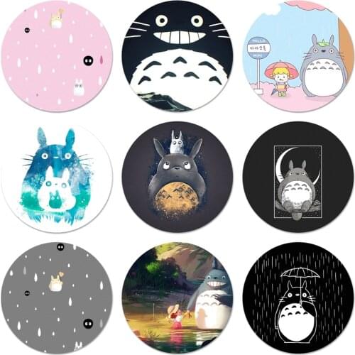 Hayao Miyazaki Totoro Icons Pins Badge Decoration Brooches Metal Badges For Backpack Decoration 58mm