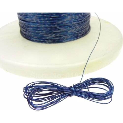 1 meter/lot) 2core Micro coaxial cable AWG 40 Micro Cable bule with white color