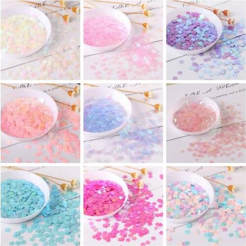 20g/bag sakura Holographic Sequins Glitter Shimmer Diamond 12 Colors Eye Shiny Skin Highlighter Face Body Glitter Festival
