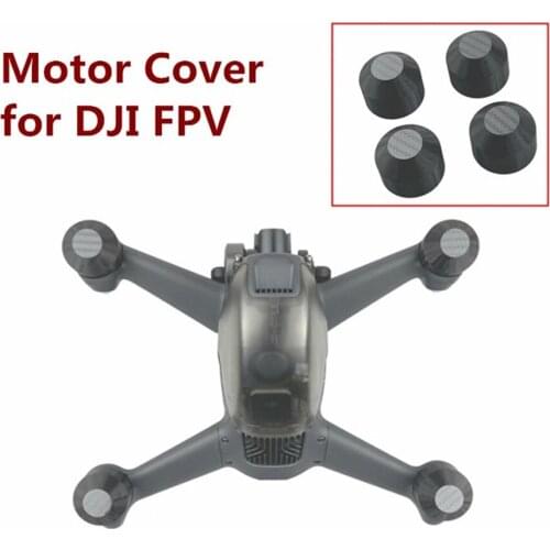 4pcs Motor Cover Cap for DJI FPV Combo Drone Engine Protective Dust-proof Protector Guard Drone Accessories 3D Printing