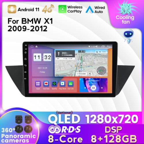 MEKEDE IPS 6G+128G Android 11 Carplay AUTO For BMW X1 E84 2009~2015 Car Radio Multimedia Video Player Navigation GPS 2 din dvd