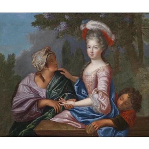 Free shipping religious figures women canvas prints oil painting classical landscape printed on canvas wall decoration picture