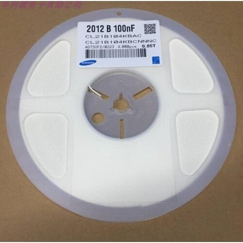 CL21B104KBCNNNC CAP CER 0805 100nF 104K ±10% 50V X7R Ceramic Capacitor 4000pcs Ceramic Capacitor