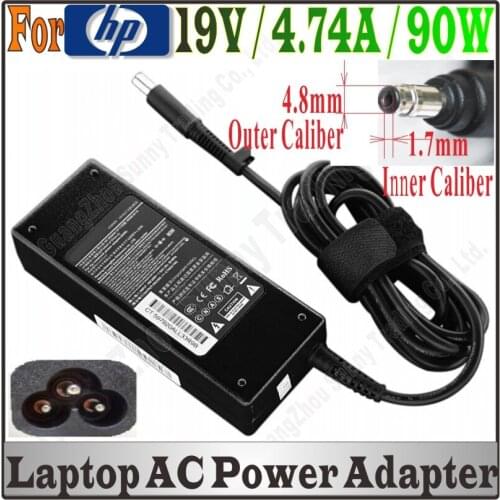 DHL Shipping, 19V 4.74A 4.8mm*1.7mm AC Laptop Adapter Charger For hp Notebook NX9000 CQ511 pavilion DV1000 DV1010 DV1100 DV1130