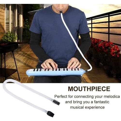 2pcs 32/37 Keys Melodica Flexible Tube Blowpipe Mouth Organ Pianica Mouthpiece Musical Instrument Accessories