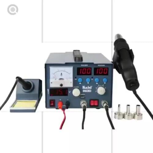 Kaisi Mobile Phone Welding 3 in 1 SMD Hot Air Soldering Rework Station With 3A DC Power Supply