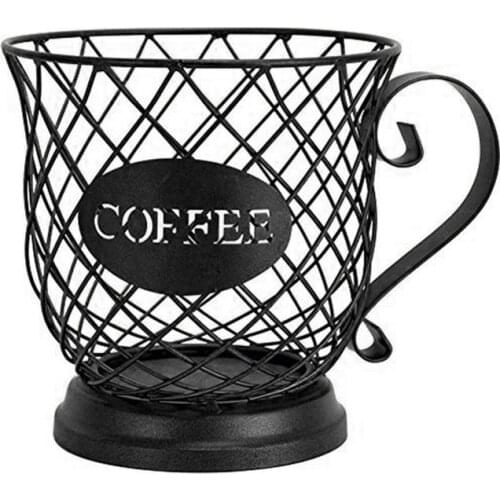 Coffee Heavy-duty Steel Storage Basket Mug European style simple fashion coffee cup fruit basket snack basket
