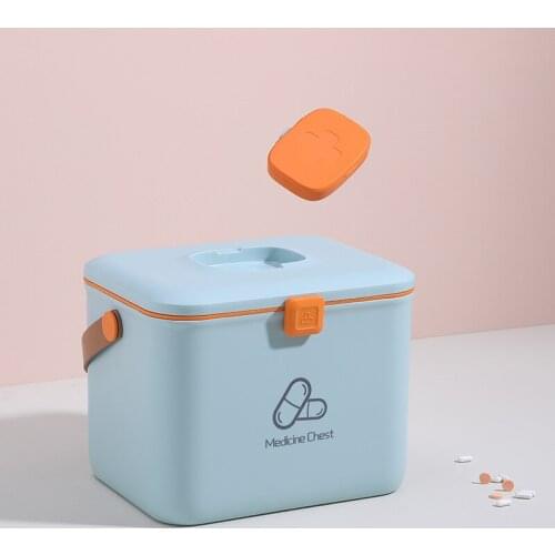 Medical Storage Box Chest Organizer First Aid Kit First Aid Emergency Sundries Cosmetic Medicine Kit Plastic Container