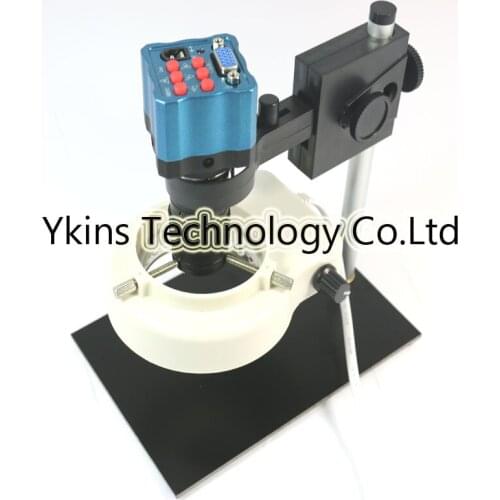 Mini digital microscope optical lens industrial camera 5x-100x magnification with IR remote control VGA output camera