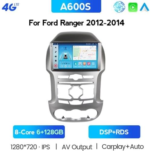 9" Android 10.0 Car Radio Multimedia Video Player For Ford Ranger F250 2011-2015 GPS Sterero Carplay No Undefined Original Style