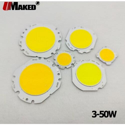 Wholesale LED COB 3 5 7 10 15 20 30-50W 2011 2820 4432 6042 7660 Ra75 110lm/w 300mA 3000-4000-6000K SanAn Chip Light Bead Source