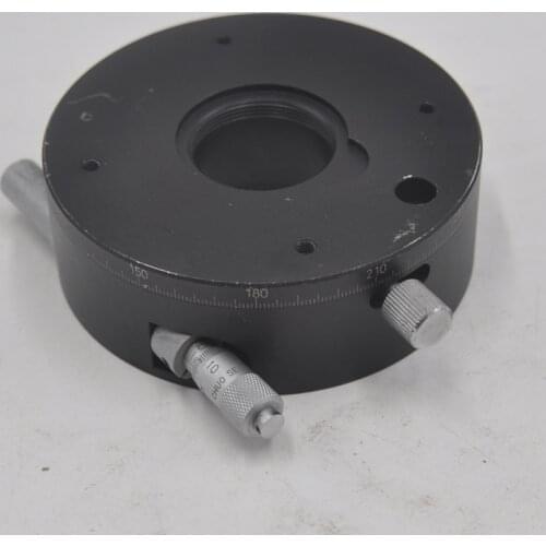 CHOU RS-911T manual optical precision transmission type rotary fine adjustment slide table aluminum alloy