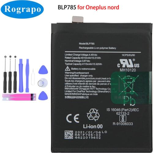 Аккумуляторы для телефонов OnePlus Nord Rograpo China At AliExpress