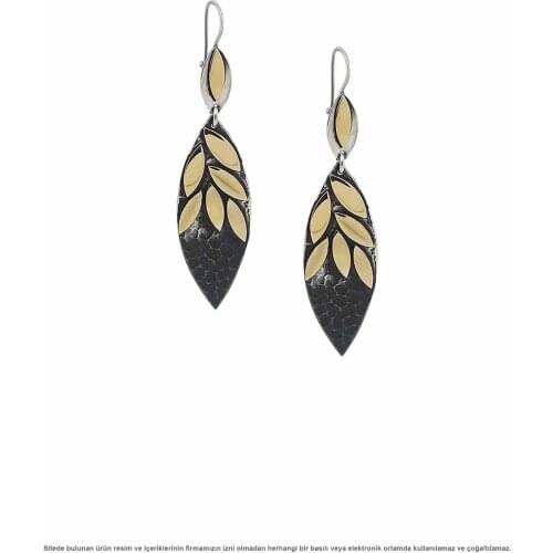 Silver Tattoo Design Earrings