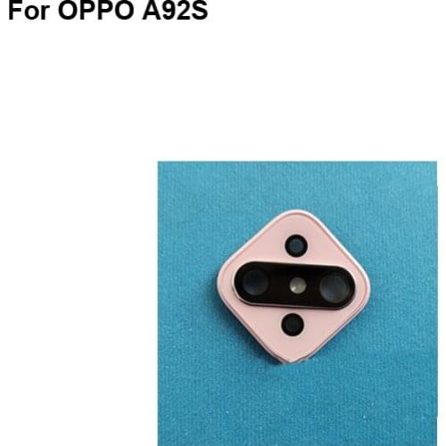 For OPPO A92S Rear Back Camera Glass Lens +Camera Cover Circle Housing Parts Replacement For OPPO A 92S OPPOA92S