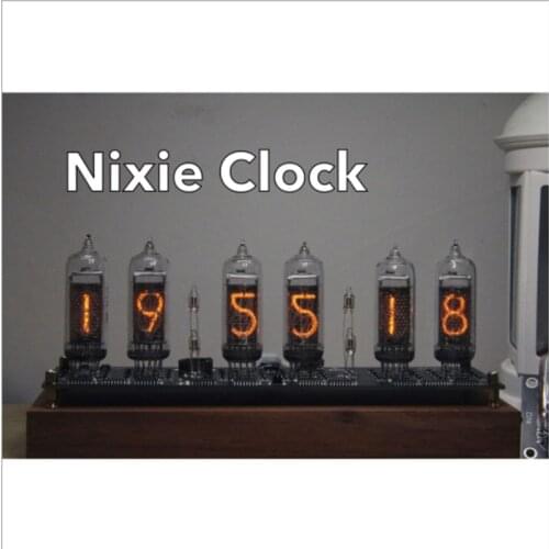 Glow tube clock former Soviet Union in14 electronic clock Creative Gift Retro tube