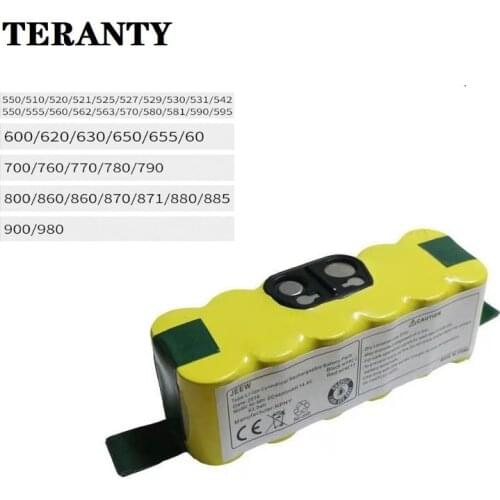 Teranty Power 14.4v 3500mAh Replacement Battery Extended-for iRobot Roomba 500 600 700 800 Series Vacuum Cleaner 785 530 560 650