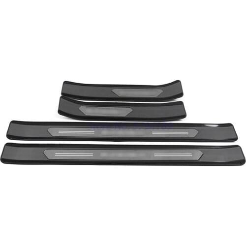 For Haval F7 F7X 2019 2020 Car Door Sill Plate Protection Cover Trim Stainless Steel Chrome Exterior Parts