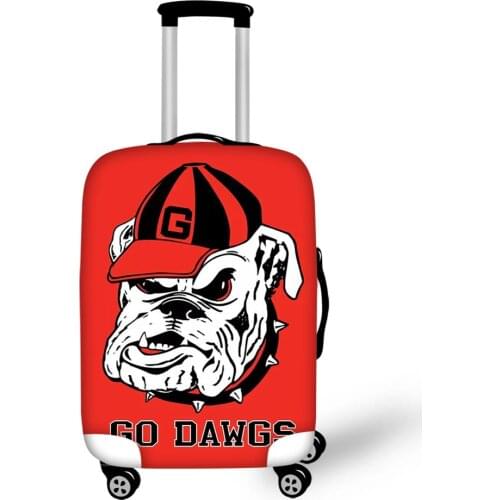 HaoYun Suitcase Protective Cover Little Bulldogs Pattern Elastic Dust-proof Cover Kawaii Design Travel Luggage Accessories