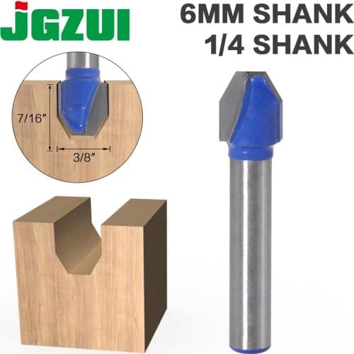 1Pc 90 Degree 1/4″ Shank 6MM SHANK Woodworking Tenon Milling Cutter Tool Drilling Milling For Wood Carbide Alloy
