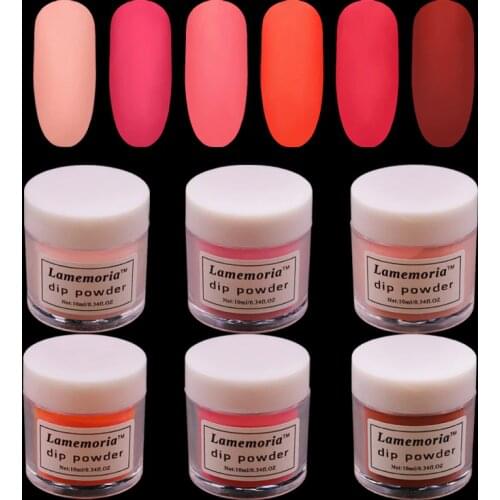 10ml Air Dry Acryl Sculpture Dipping Powder Extension Acrylic Powder Set/Kit Glitter Top Coat Base Coat Nail Flakes Sequins Red