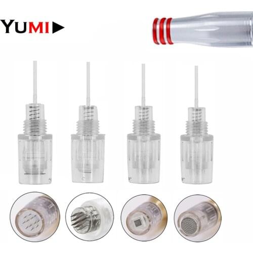 100PCS/lot 8mm Screw Disposable 12 Pin 36 Pin 3D Micro Nano Round Needles Cartridges For Charmant Liberty Microneedle Derma Pen