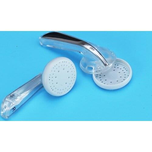 GHXAMP 15.4mm Earphone Shell Housing Transparent Flat Earphone Case With Cover Fashion Repair Parts for DP100 MX760 1Pairs