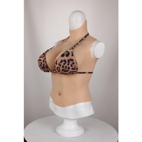 6G New Upgrade E CUP Halfbody Fake Artificial Boobs Realistic Silicone Breast Forms Crossdresser Shemale Transgender Drag Queen