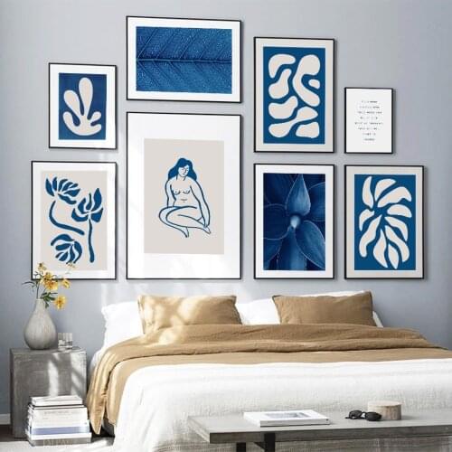 Abstract Nude Girl Geometric Leaf Agave Quotes Nordic Poster Wall Art Print Canvas Painting Wall Pictures For Living Room Decor